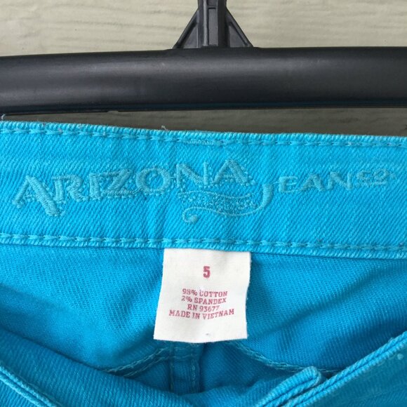 ARIZONA JEAN CO Bright Blue Skinny Jeans - Picture 3 of 7